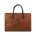 Embossed Leather Handbag